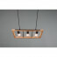 LED Hanglamp - Hangverlichting - Trion Aplon - E27 Fitting - 3-lichts - Rechthoek - Mat Zwart - Aluminium 11
