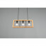 LED Hanglamp - Hangverlichting - Trion Aplon - E27 Fitting - 3-lichts - Rechthoek - Mat Zwart - Aluminium 12