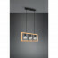LED Hanglamp - Hangverlichting - Trion Aplon - E27 Fitting - 3-lichts - Rechthoek - Mat Zwart - Aluminium 13