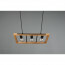 LED Hanglamp - Hangverlichting - Trion Aplon - E27 Fitting - 3-lichts - Rechthoek - Mat Zwart - Aluminium 15