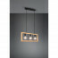 LED Hanglamp - Hangverlichting - Trion Aplon - E27 Fitting - 3-lichts - Rechthoek - Mat Zwart - Aluminium 9