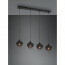 LED Hanglamp - Hangverlichting - Trion Bera - E27 Fitting - 4-lichts - Rechthoek - Zwart - Aluminium 7