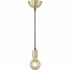 LED Hanglamp - Hangverlichting - Trion Cardino - E27 Fitting - 1-lichts - Rond - Mat Goud - Aluminium