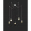 LED Hanglamp - Hangverlichting - Trion Cardino - E27 Fitting - 5-lichts - Rond - Antiek Grijs - Aluminium 2