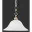 LED Hanglamp - Hangverlichting - Trion Cilona - E27 Fitting - Rond - Mat Nikkel  - Aluminium 3