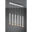 LED Hanglamp - Hangverlichting - Trion Claro - E27 Fitting - 6-lichts - Rond - Mat Wit - Aluminium 5
