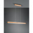 LED Hanglamp - Hangverlichting - Trion Dirkon Up and Down - 42W - Aanpasbare Kleur - Rechthoek - Mat Bruin - Hout 17