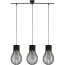 LED Hanglamp - Hangverlichting - Trion Divo - E27 Fitting - 3-lichts - Rond - Mat Zwart - Aluminium 4