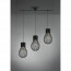 LED Hanglamp - Hangverlichting - Trion Divo - E27 Fitting - 3-lichts - Rond - Mat Zwart - Aluminium 7