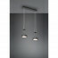 LED Hanglamp - Hangverlichting - Trion Franco - 14.4W - 2-lichts - Warm Wit 3000K - Rond - Mat Antraciet - Aluminium 9