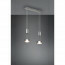LED Hanglamp - Hangverlichting - Trion Franco - 14.4W - 2-lichts - Warm Wit 3000K - Rond - Mat Nikkel - Aluminium 11