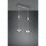 LED Hanglamp - Hangverlichting - Trion Franco - 14.4W - 2-lichts - Warm Wit 3000K - Rond - Mat Nikkel - Aluminium 13
