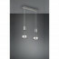 LED Hanglamp - Hangverlichting - Trion Franco - 14.4W - 2-lichts - Warm Wit 3000K - Rond - Mat Nikkel - Aluminium 15