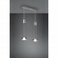 LED Hanglamp - Hangverlichting - Trion Franco - 14.4W - 2-lichts - Warm Wit 3000K - Rond - Mat Nikkel - Aluminium 9