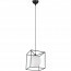 LED Hanglamp - Hangverlichting - Trion Gebia - E27 Fitting - 1-lichts - Vierkant - Mat Zwart - Aluminium 2