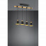 LED Hanglamp - Hangverlichting - Trion Hittal - E27 Fitting - 4-lichts - Rond - Mat Zwart - Aluminium 12