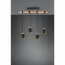 LED Hanglamp - Hangverlichting - Trion Hittal - E27 Fitting - 4-lichts - Rond - Mat Zwart - Aluminium 18