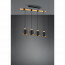 LED Hanglamp - Hangverlichting - Trion Hittal - E27 Fitting - 4-lichts - Rond - Mat Zwart - Aluminium 19