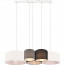 LED Hanglamp - Hangverlichting - Trion Hotia - E27 Fitting - 5-lichts - Rond - Meerkleurig - Textiel 3