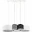 LED Hanglamp - Hangverlichting - Trion Hotia - E27 Fitting - 5-lichts - Rond - Meerkleurig - Textiel 8