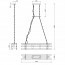 LED Hanglamp - Hangverlichting - Trion Khon - E27 Fitting - Rechthoek - Mat Nikkel - Aluminium Lijntekening