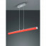 LED Hanglamp - Hangverlichting - Trion Lagia - 10W - Warm Wit 3000K - RGBW - Rechthoek - Mat Chroom - Aluminium 6