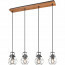 LED Hanglamp - Hangverlichting - Trion Madrid - E27 Fitting - Rechthoek - Mat Zilver - Aluminium 2