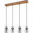 LED Hanglamp - Hangverlichting - Trion Madrid - E27 Fitting - Rechthoek - Mat Zilver - Aluminium 4