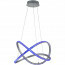 LED Hanglamp - Hangverlichting - Trion Nubi - 26W - Warm Wit 3000K - RGBW - Rond - Mat Grijs - Aluminium 4