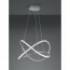 LED Hanglamp - Hangverlichting - Trion Nubi - 26W - Warm Wit 3000K - RGBW - Rond - Mat Grijs - Aluminium 5