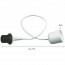 LED Hanglamp - Hangverlichting - Trion Ponton - E27 Fitting - 1-lichts - Rond - Mat Wit - Kunststof Lijntekening