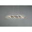 LED Hanglamp - Hangverlichting - Trion Sarina - 45W - Aanpasbare Kleur - Dimbaar - Rechthoek - Mat Goud - Aluminium 11