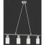 LED Hanglamp - Hangverlichting - Trion Smast - E14 Fitting - Rechthoek - Mat Nikkel - Aluminium 2