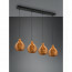 LED Hanglamp - Hangverlichting - Trion Sparko - E14 Fitting - 4-lichts - Rechthoek - Bruin - Hout 10