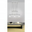 LED Hanglamp - Hangverlichting - Trion Stomun - E14 Fitting - 3-lichts - Rechthoek - Mat Nikkel - Aluminium 3