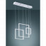 LED Hanglamp - Hangverlichting - Trion Tucino - 26W - Warm Wit 3000K - Rechthoek - Mat Wit - Aluminium 2
