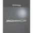 LED Hanglamp - Hangverlichting - Trion Wivo - 25W - Warm Wit 3000K - Rechthoek - Mat Nikkel - Aluminium 3