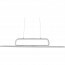 LED Hanglamp - Trion Akina - 38W - Warm Wit 3000K - Dimbaar - Rechthoek - Geborsteld Zilver - Aluminium 10