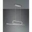 LED Hanglamp - Trion Akina - 38W - Warm Wit 3000K - Dimbaar - Rechthoek - Geborsteld Zilver - Aluminium 11