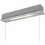 LED Hanglamp - Trion Akina - 38W - Warm Wit 3000K - Dimbaar - Rechthoek - Geborsteld Zilver - Aluminium 3