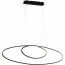 LED Hanglamp - Trion Avinus - 35W - Warm Wit 3000K - Dimbaar - Ovaal - Mat Zwart - Aluminium