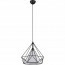 LED Hanglamp - Trion Babina - E27 Fitting - Rond - Mat Zwart - Aluminium/Textiel 2