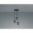LED Hanglamp - Trion Balina - E14 Fitting - 3-lichts - Rond - Mat Zwart - Aluminium 2