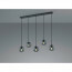 LED Hanglamp - Trion Balina - E14 Fitting - 5-lichts - Rechthoek - Mat Zwart - Aluminium 2