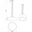 LED Hanglamp - Trion Barnon - E27 Fitting - 4-lichts - Rond - Mat Wit Aluminium Lijntekening