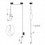 LED Hanglamp - Trion Corlo - GU10 Fitting - Rond - Mat Wit - Aluminium Lijntekening