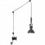 LED Hanglamp - Trion Corloni - E14 Fitting - Rond - Mat Zwart - Aluminium