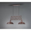 LED Hanglamp - Trion Detrino - E27 Fitting - 2-lichts - Rond - Roestkleur - Aluminium 7