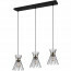 LED Hanglamp - Trion Drado - E27 Fitting - 3-lichts - Rechthoek - Zwart Goud - Metaal 3