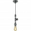 LED Hanglamp - Trion Githa - E27 Fitting - 1-lichts - Rond - Antiek Zilver - Aluminium 2